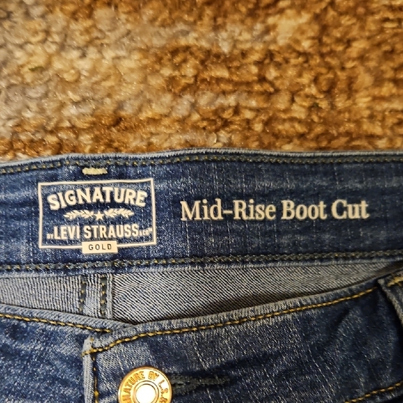 Signature by Levi Strauss Blue Boot Cut Jeans - Picture 2 of 5